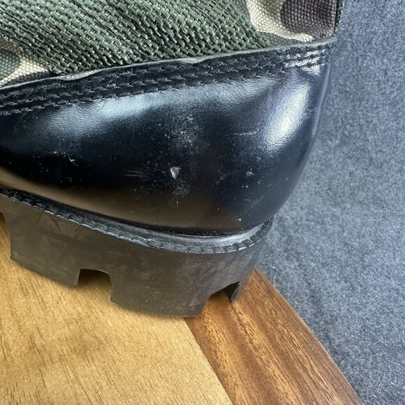 Vintage Jungle Boots Men's 13W Duck Hunter Camo Combat Lace Up Military Boots - Picture 10 of 13